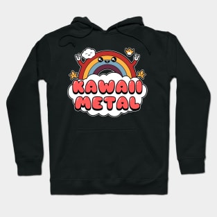 Kawaii Rainbow Metal Hoodie